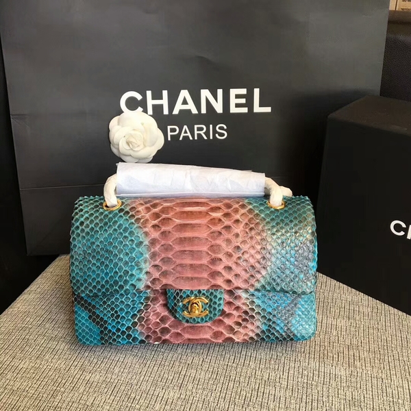 Chanel Original Python Leather Shoulder Bag CF1112P