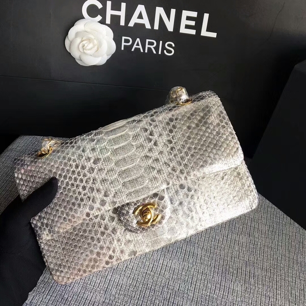 Chanel Original Python Leather Shoulder Bag CF1112U