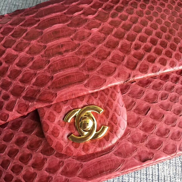 Chanel Original Python Leather Shoulder Bag CF1112CA