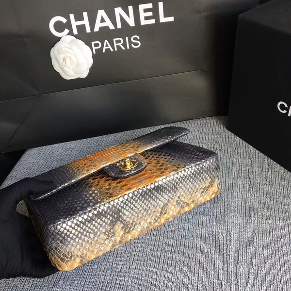 Chanel Original Python Leather Shoulder Bag CF1112Z