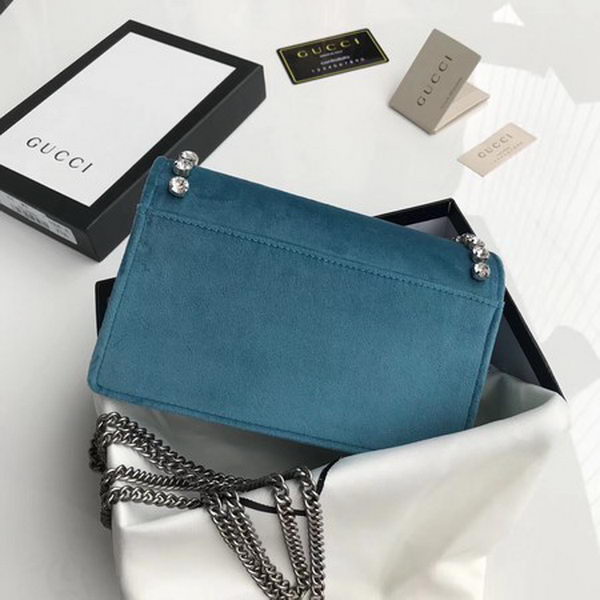 Gucci Dionysus Velvet Super mini Bag 476432 Blue