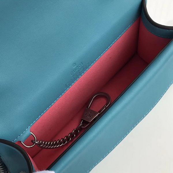 Gucci Dionysus Velvet Super mini Bag 476432 Blue