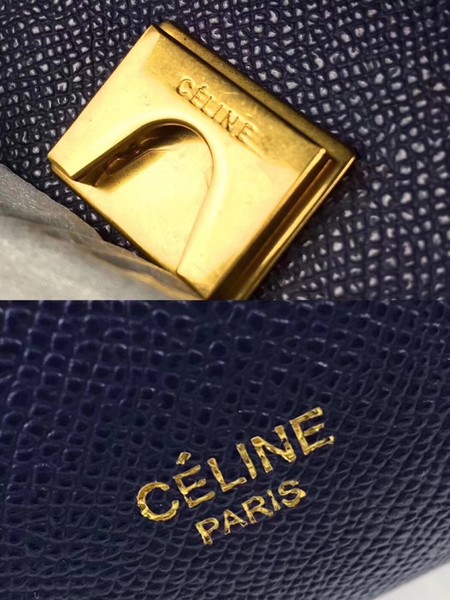 Celine Small Belt Bag Original Leather C9984 Royal