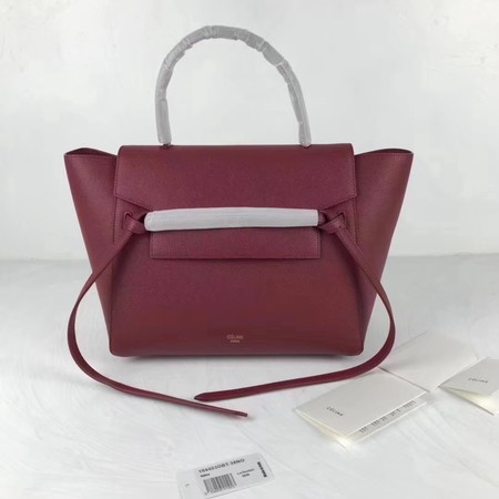 Celine Small Belt Bag Original Leather C9984 Wine