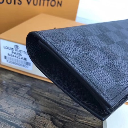 Louis Vuitton Damier Graphite Canvas ALEXANDRE WALLET N64414