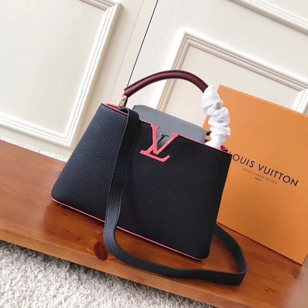 Louis Vuitton original Elegant Capucines BB Bags M94517 Black