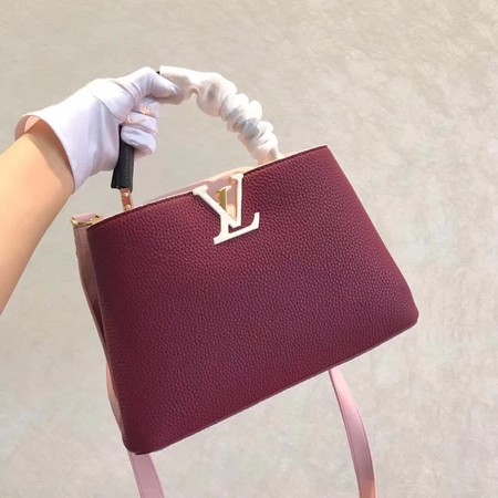 Louis Vuitton original Elegant Capucines BB Bags M94517 Wine