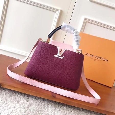 Louis Vuitton original Elegant Capucines BB Bags M94517 Wine