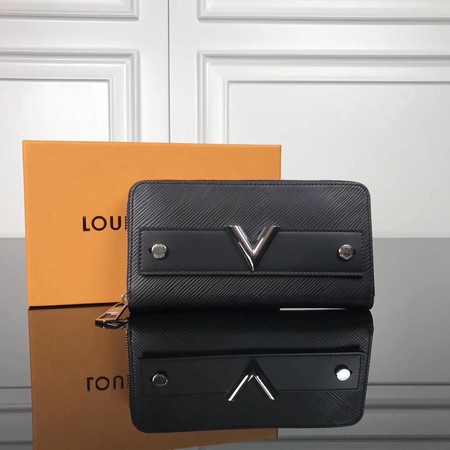 Louis Vuitton Epi Leather ZIPPY WALLET M62522 Black