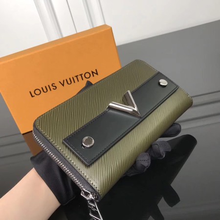 Louis Vuitton Epi Leather ZIPPY WALLET M62522 Khaki