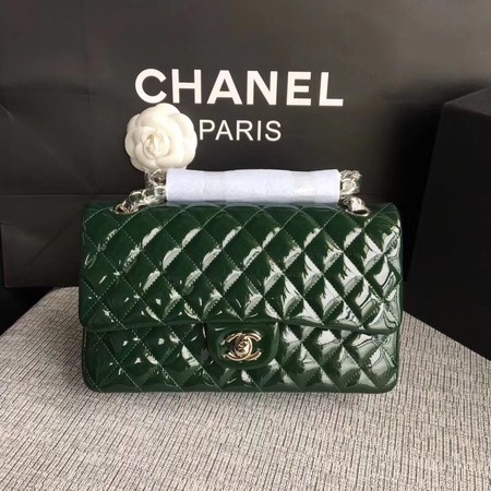 Chanel 2.55 Series Flap Bags Original Leather A1112 Green