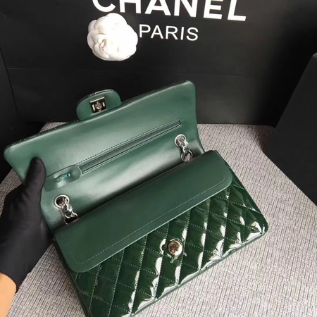 Chanel 2.55 Series Flap Bags Original Leather A1112 Green