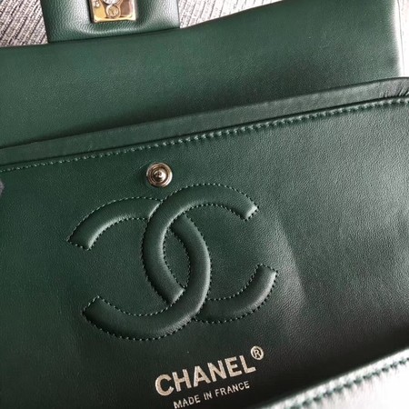 Chanel 2.55 Series Flap Bags Original Leather A1112 Green