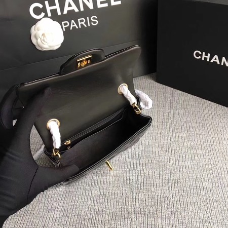 Chanel Classic Flap mini Bag Original Leather A1115 Black