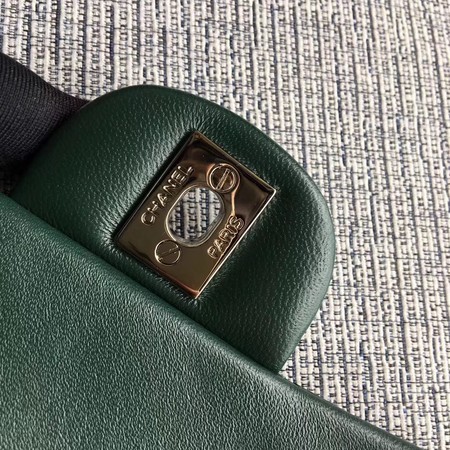 Chanel Classic Flap mini Bag Original Leather A1115 Green