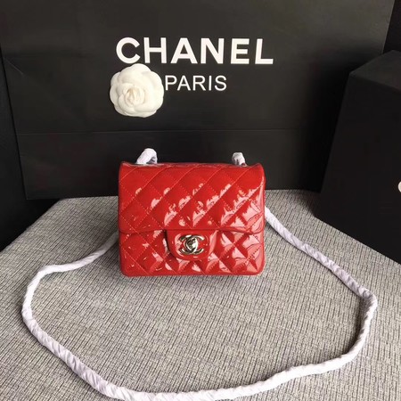 Chanel Classic Flap mini Bag Original Leather A1115 Red