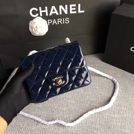 Chanel Classic Flap mini Bag Original Leather A1115 Royal