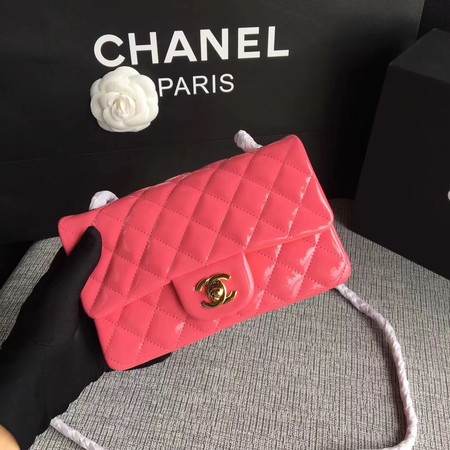 Chanel Classic Flap mini Bag Original Leather A1117 Pink