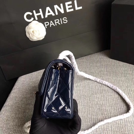 Chanel Classic Flap mini Bag Original Leather A1117 Royal