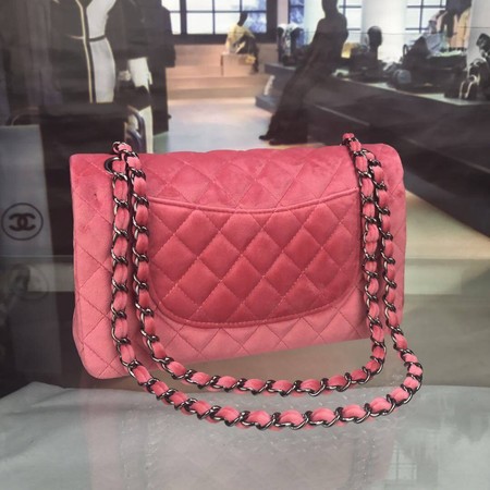 Chanel 2.55 Series Flap Bags Original Velet A1112 Pink