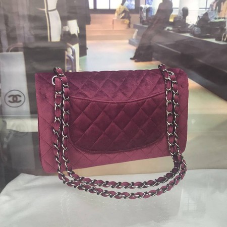 Chanel 2.55 Series Flap Bags Original Velet A1112 Purple