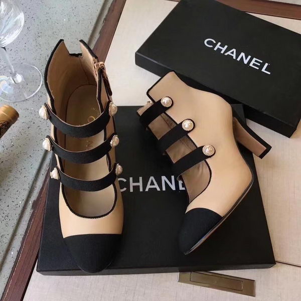 Chanel Ankle Boot CH2230 Apricot