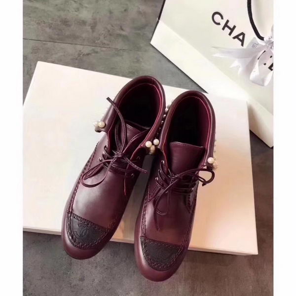 Chanel Casual Shoes CH2237 Wine