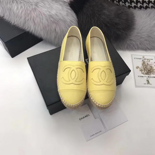 Chanel Casual Shoes CH2241 Yellow