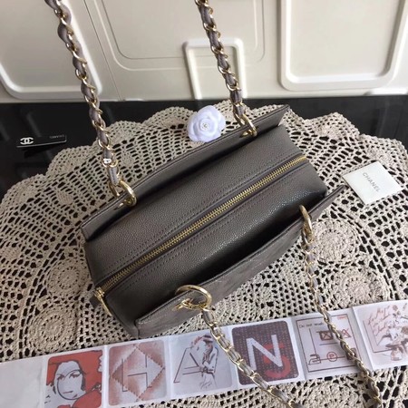 Chanel Coco Cocoon Leather Bag A18004 Grey