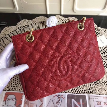 Chanel Coco Cocoon Leather Bag A18004 Red