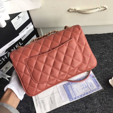 Chanel Flap Bag Original Sheepskin Leather A37030 Pink