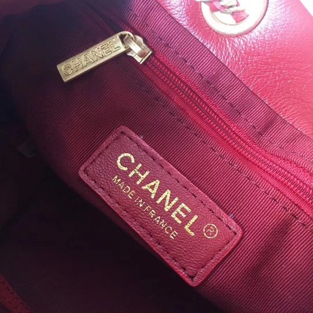 Chanel Hobo Bag Original Sheepskin Leather A35612 Red