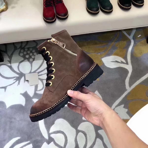 Chanel Martens Shoes CH2245 Brown