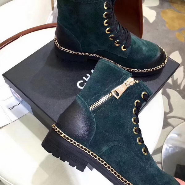 Chanel Martens Shoes CH2245 Green