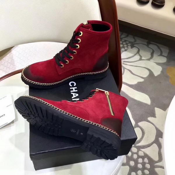 Chanel Martens Shoes CH2245 Red