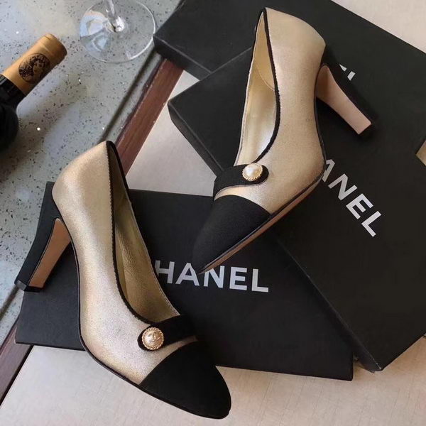 Chanel Pump 80mm CH2231 Apricot