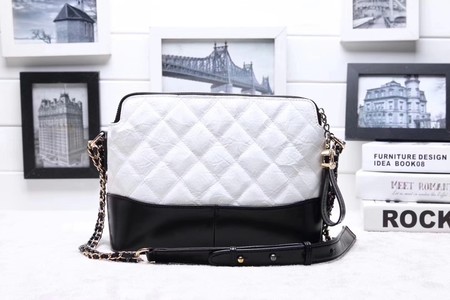 Chanel Shoulder Bag Calfskin Leather A95623 White