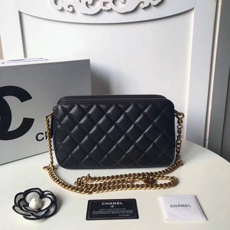 Chanel Shoulder Bag Original Sheepskin Leather A66269 Black