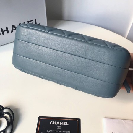 Chanel Shoulder Bag Original Sheepskin Leather A66270 SkyBlue