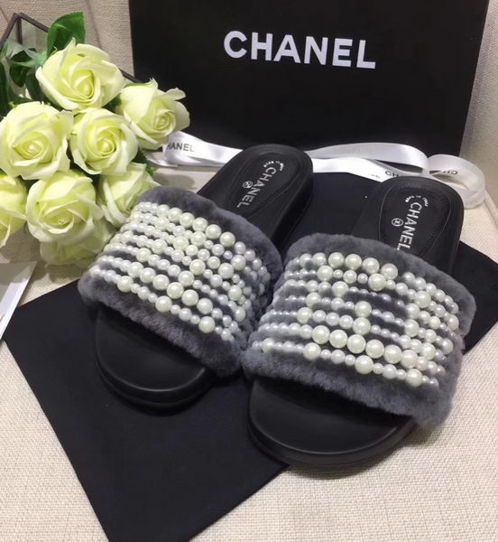 Chanel Slippers CH2239 Grey