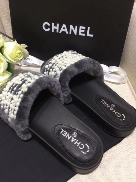 Chanel Slippers CH2239 Grey