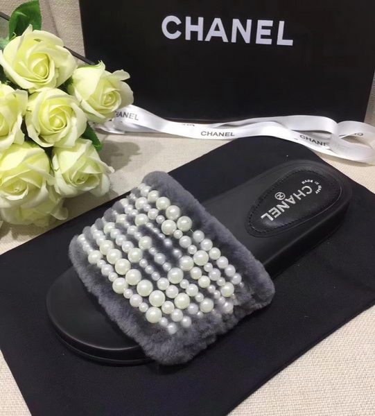 Chanel Slippers CH2239 Grey