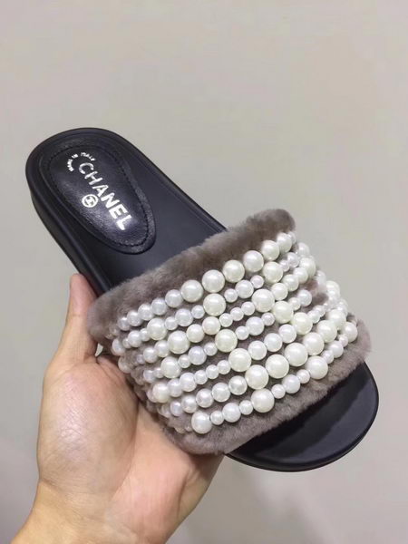 Chanel Slippers CH2239 Light Grey