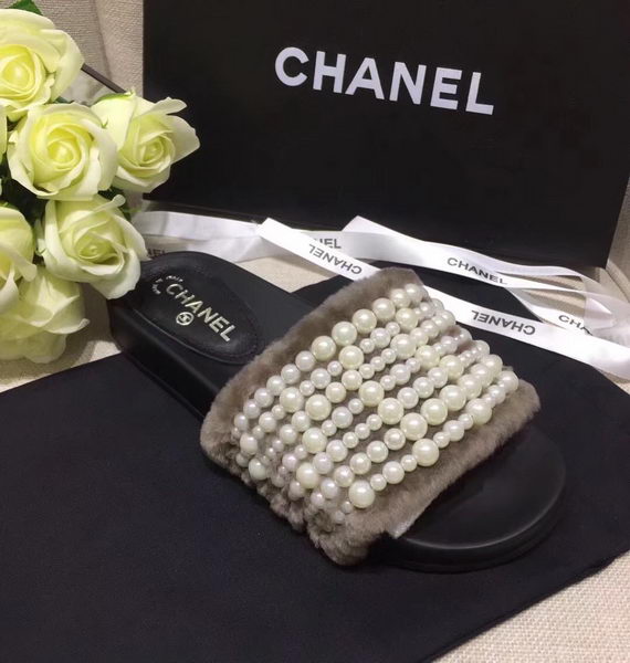 Chanel Slippers CH2239 Light Grey