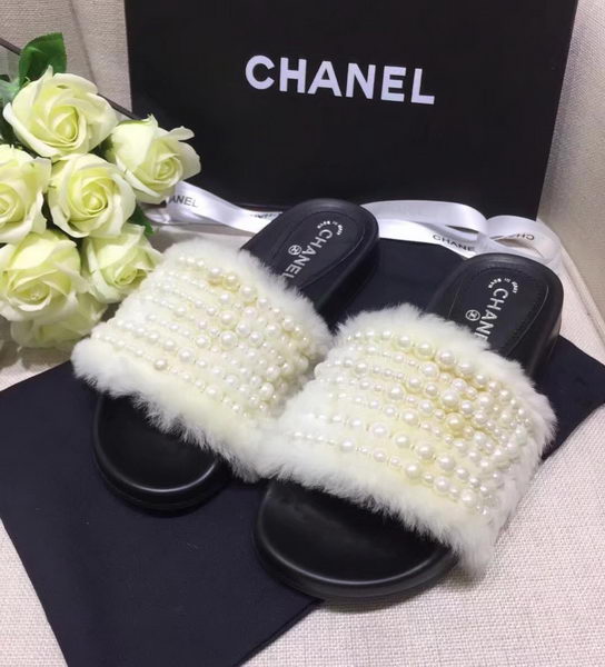 Chanel Slippers CH2239 White