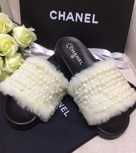 Chanel Slippers CH2239 White