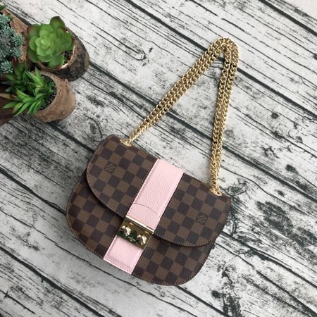 Louis Vuitton Damier Ebene Canvas WIGHT N64419 Pink