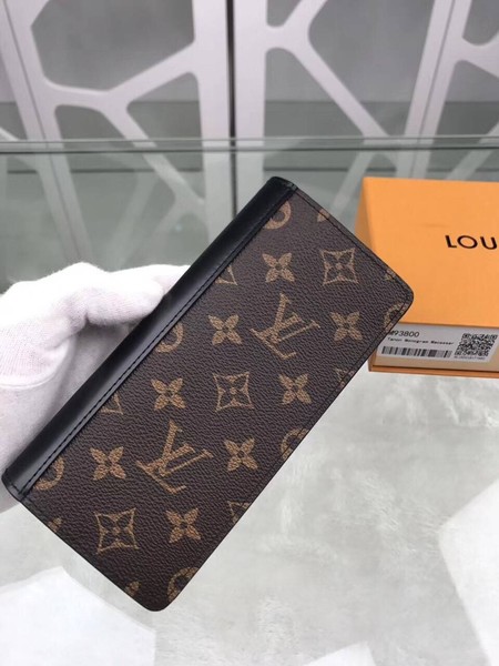 Louis Vuitton Monogram Macassar Canvas Tanon Wallet M93800