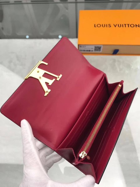 Louis Vuitton Patent Calf Leather LOUISE WALLET M64550 Rose