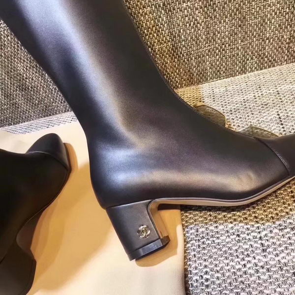 Chanel Knee Boot CH2255 Black